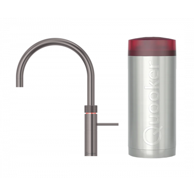 Quooker COMBI+ Fusion Round 3-in-1 kraan Gunmetal 22+FRGME