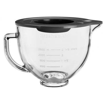 KitchenAid Glazen mengkom 4,8 liter met deksel 5KSM5GB