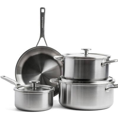 KitchenAid Multi-Ply Stainless steel Pannenset 7-delig CC004914-001