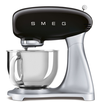 Smeg Keukenmachine Zwart SMF02BLEU