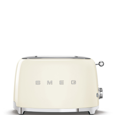 Smeg Broodrooster 2x2 Crème TSF01CREU